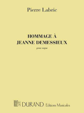 Labric  Hommage A Jeanne Demessieux Orgue Harmony