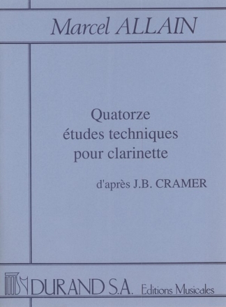 Allain  14 Etudes Clarinette (Cramer Clarinet