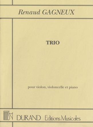 Gagneux  Trio Vn-Vc-Piano Chamber music