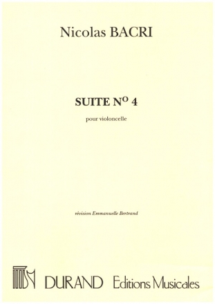 Suite no.4 pour violoncelle