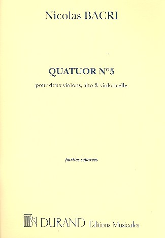 Quatuor no.5 op.57 pour 2 violons, alte et violoncelle parties