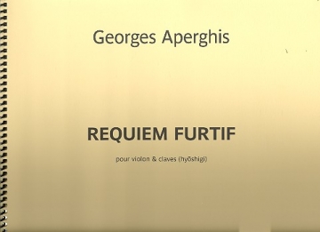 Requiem Furtif pour violon et claves (hyohigi) parties