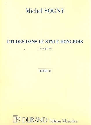 tudes dans le style hongrois vol.2 pour piano