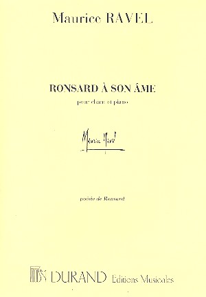 Ronsard  son me pour chant et piano