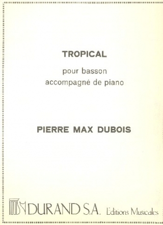 Tropical pour basson et piano