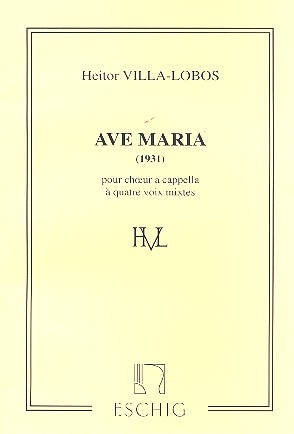 Ave Maria (1931) pour choeur mixte a cappella