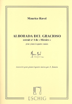 Alborada del gracioso pour piano a 4 mains