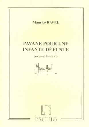 Pavane pour une infante defunte for horn and piano (2 horns and piano)