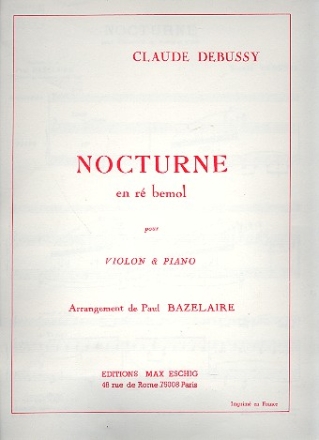 Nocturne pour violon et piano