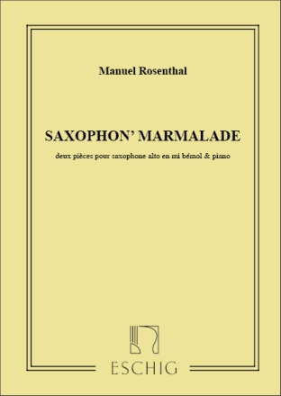 Rosenthal Saxophon'Marmalade Saxophone Eb-Piano Saxofono E Pianoforte E/O Altri Stru