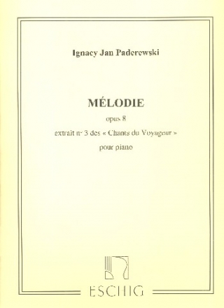 Mlodie op.8 pour piano