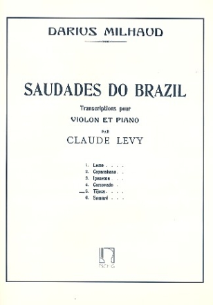 Tijuca pour violon et piano