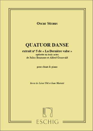 Straus  La Derniere Valse N 5 Chant-Piano (Quatuor Danse Vocal and Piano