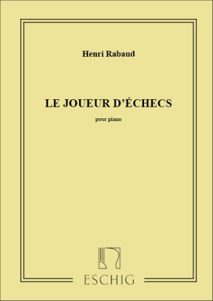 Rabaud Joueur D'Echecs Piano Pianoforte