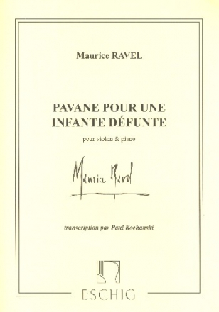 Pavane pour une infante dfunte pour violon et piano