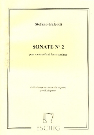 Sonate no.2 pour violoncelle et bc