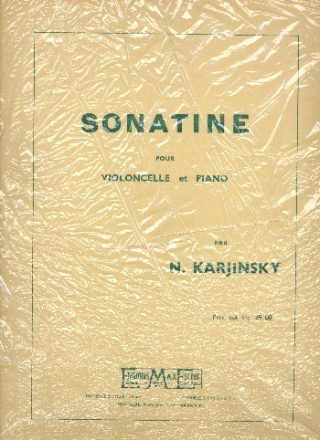 Sonatine pour violoncelle et piano