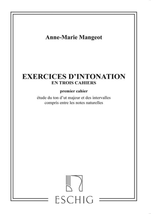 Mangeot  Exercices D'Intonation Vol 1 Music Education