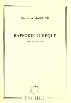 Rhapsodie tchque pour violon et piano