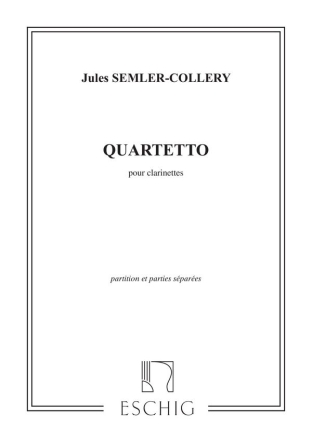 Semler  Quartetto 4 Clarinettes Chamber music