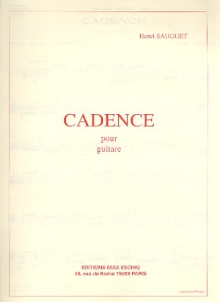 Cadence pour guitare