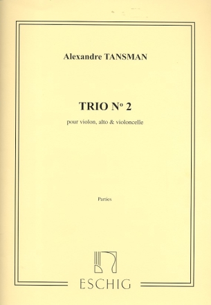 Trio no.2 pour violon, alto et violoncelle partites