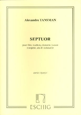 Septuor pour flte, hautbois, clarinette, basson, trompette, alto et violoncelle,  parties