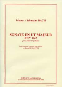 Sonate en ut majeur BWV 1033 pour flute et guitare