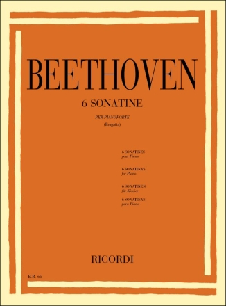 L.V. Beethoven 6 Sonatine Piano