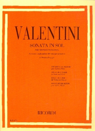 Sonata in G Major for violin and piano