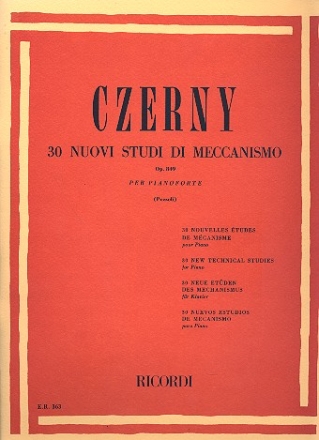 30 nuovi studi di meccanismo op.849 per pianoforte