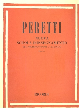 Nuova scuola d'insegnamento del trombone tenore a macchina vol.2