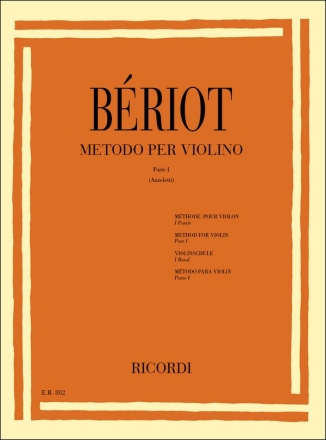 C.A. De Beriot  Metodo Per Violino Violin