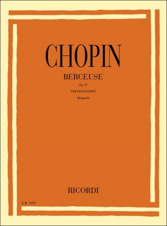 F. Chopin Berceuse In Re Bem. Op. 57 Pianoforte