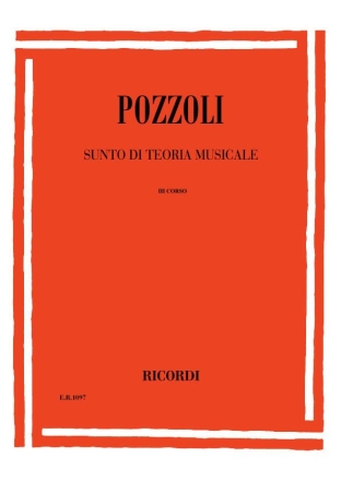 E. Pozzoli Sunto Di Teoria Musicale Opere Teoriche