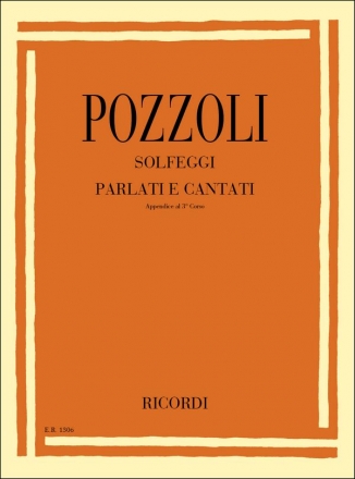 E. Pozzoli Solfeggi Parlati E Cantati Opera Theory