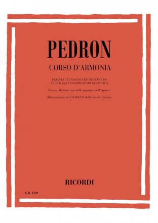 C. Pedron Corso Di Armonia Opere Teoriche