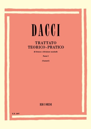 G. Dacci Trattato Teorico-Pratico Di Lettura E Divisione Opera Theory