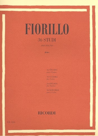 36 Studi per violino