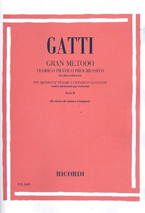 Gran metodo teorico pratico progressivo vol.2 per trombone tenore