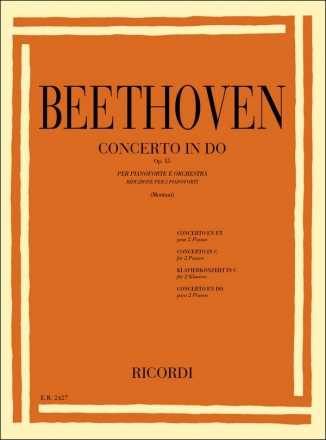 L.V. Beethoven 5 Concerti Per Pianoforte: N.1 In Do Op. 15 2 Pianoforti