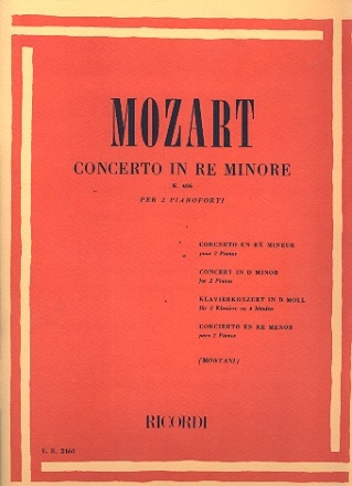 Concerto in re minore KV466 per piano e orchestra 2 pianos