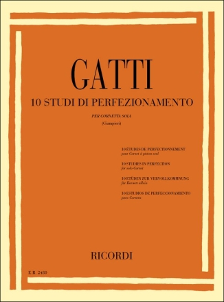 D. Gatti 10 Studi Di Perfezionamento Trumpet