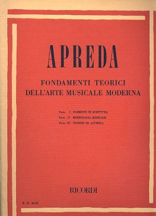 Fondamenti teorici dell'arte musicale moderna vol.1-3