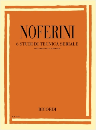 G. Noferini 6 Studi Di Tecnica Seriale Clarinetto