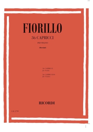 F. Fiorillo 36 Capricci Violino