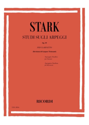 R. Stark Studi Sugli Arpeggi Op. 39 Clarinet