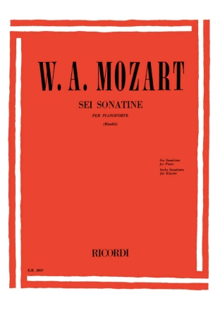 W.A. Mozart 6 Sonatine Pianoforte