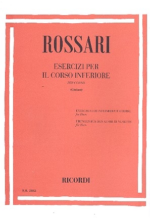 Esercizi per il corso inferiore per corno