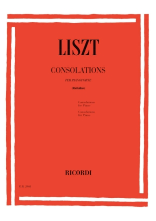 F. Liszt 6 Consolations Pianoforte